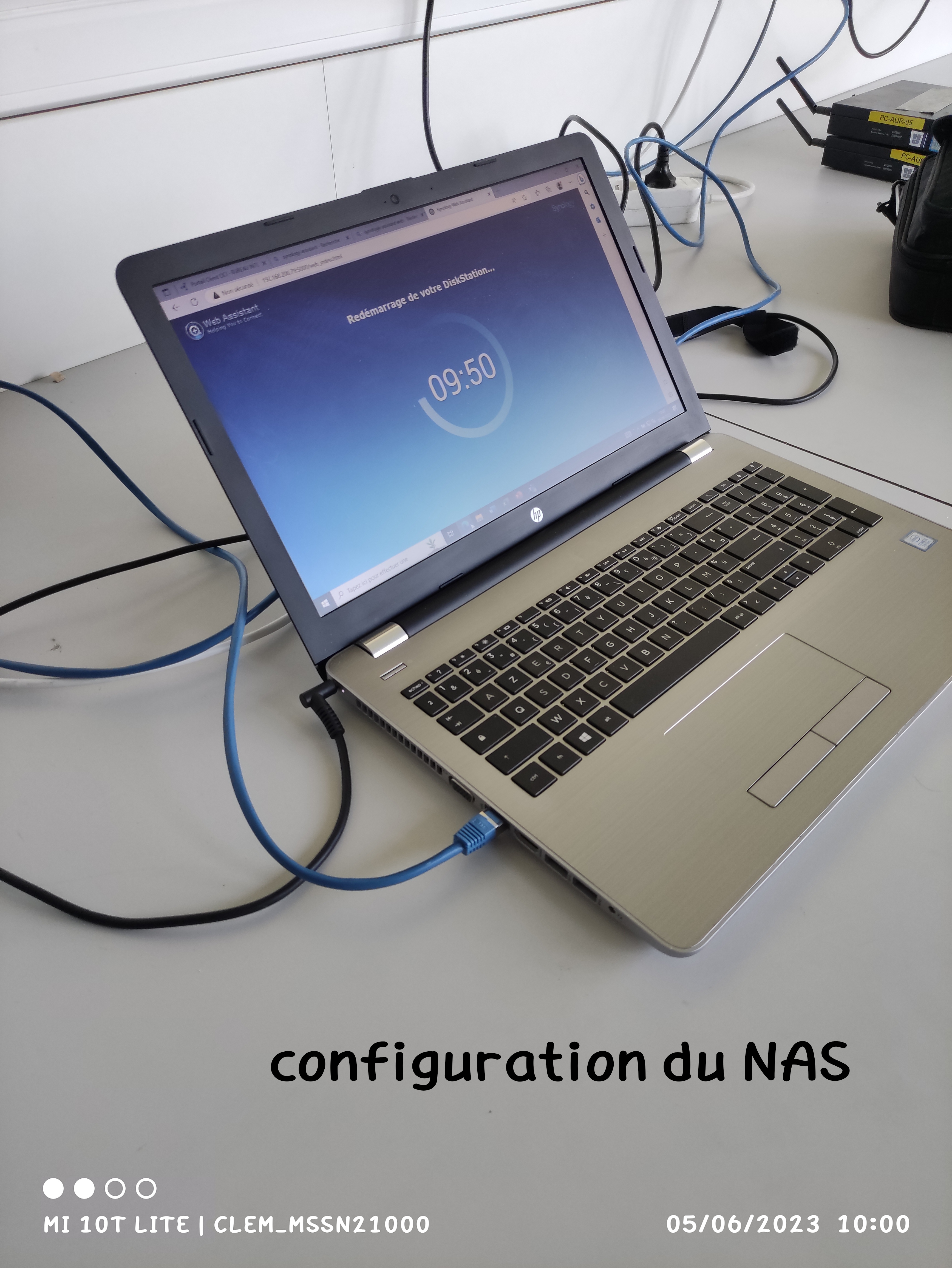 Configuration du NAS